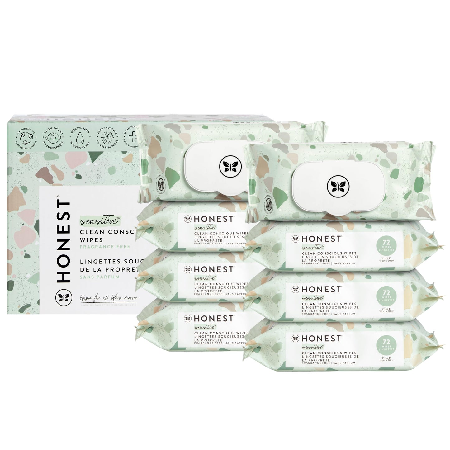 EcoGentle Multi-Use Wipes for Sensitive Skin
