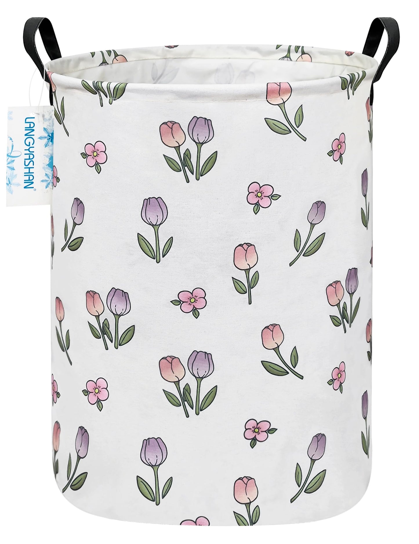 Collapsible Canvas Hamper by LANGYASHAN
