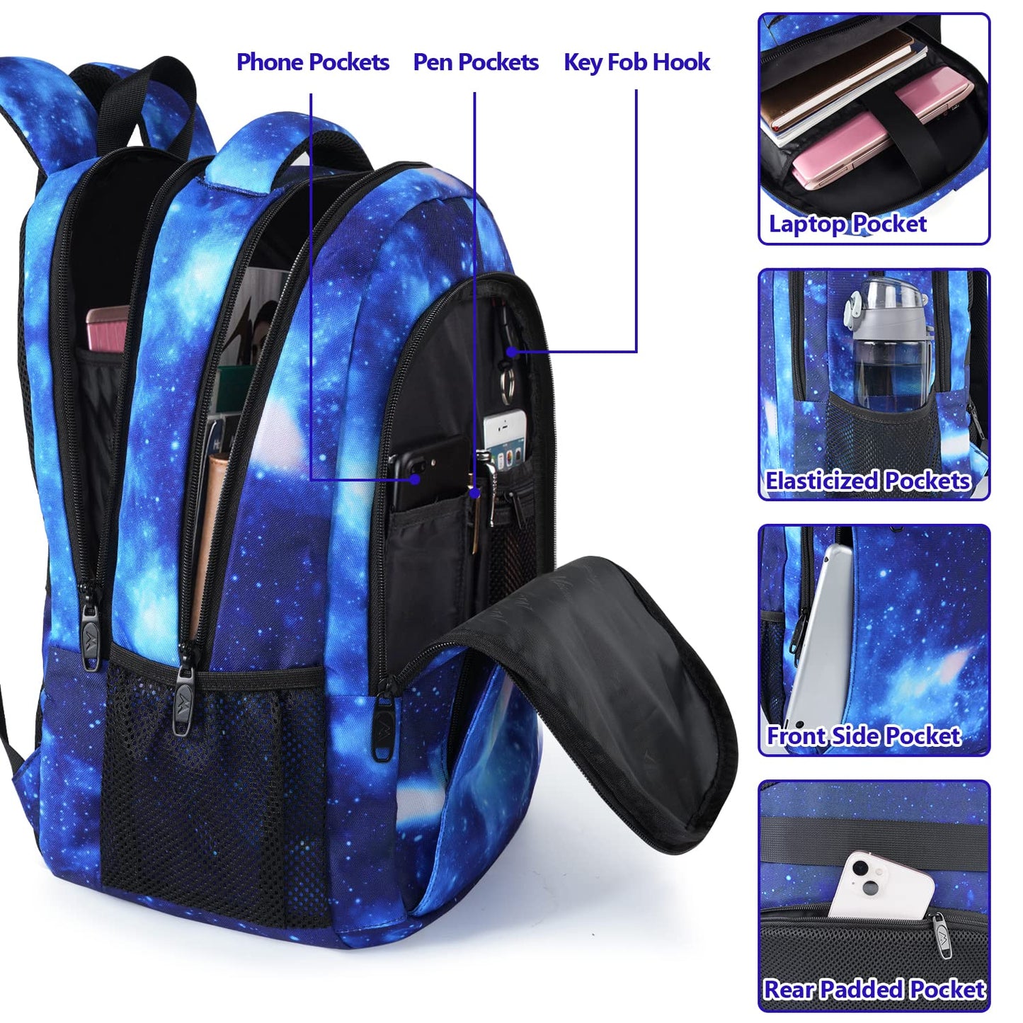 MATEIN SleekGuard Laptop Backpack with USB Port