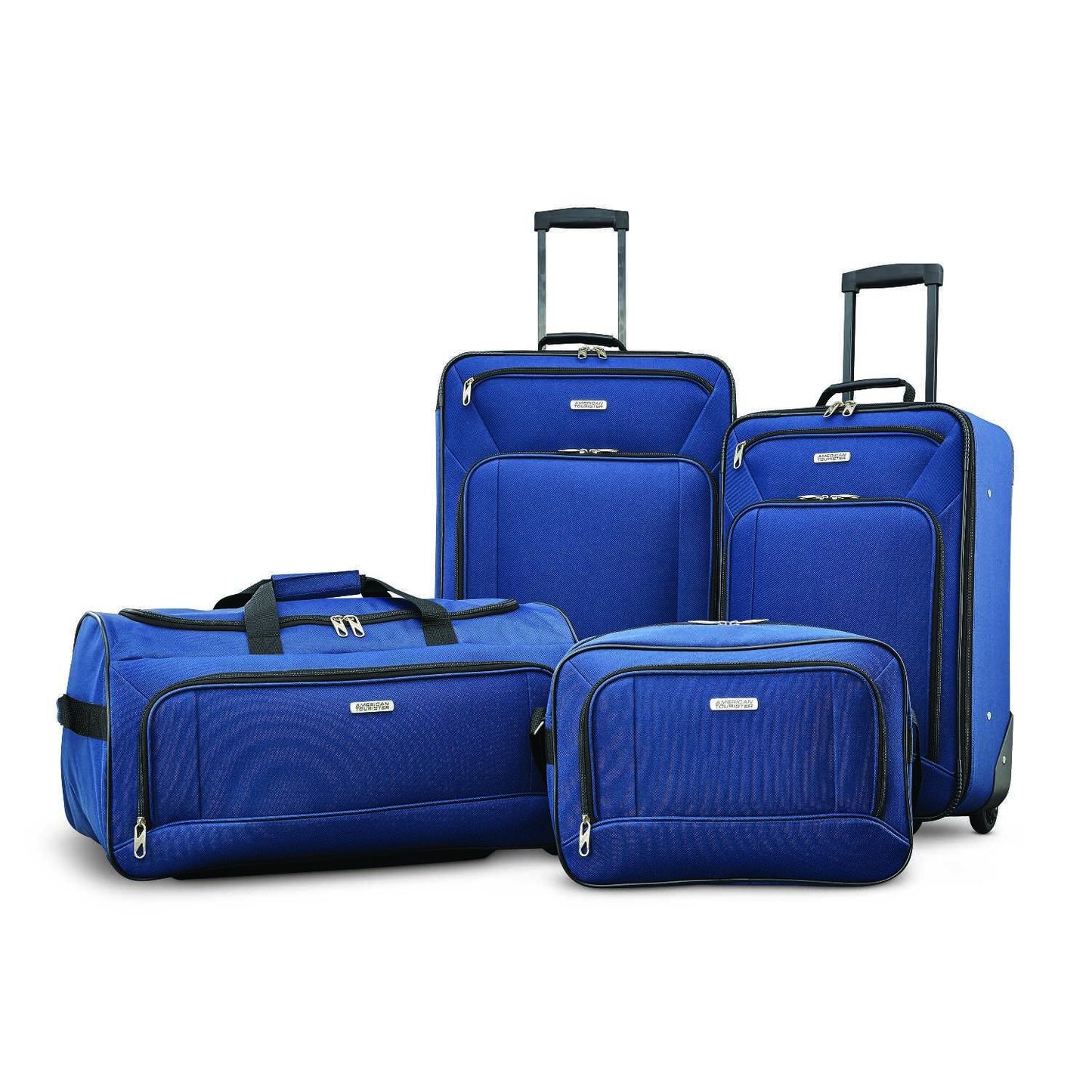 Fieldbrook XLT Black 4-Piece Luggage Set