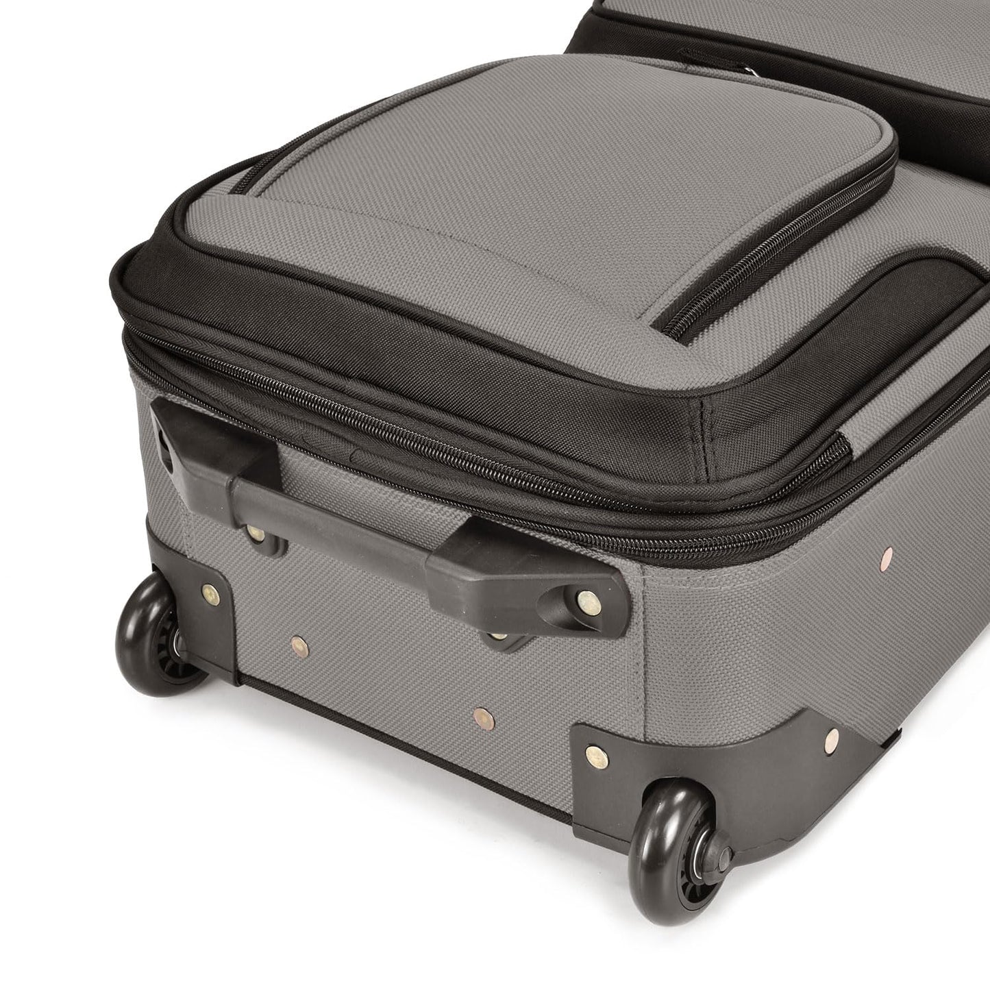 U.S. Traveler Rio Expandable Orange Carry-on