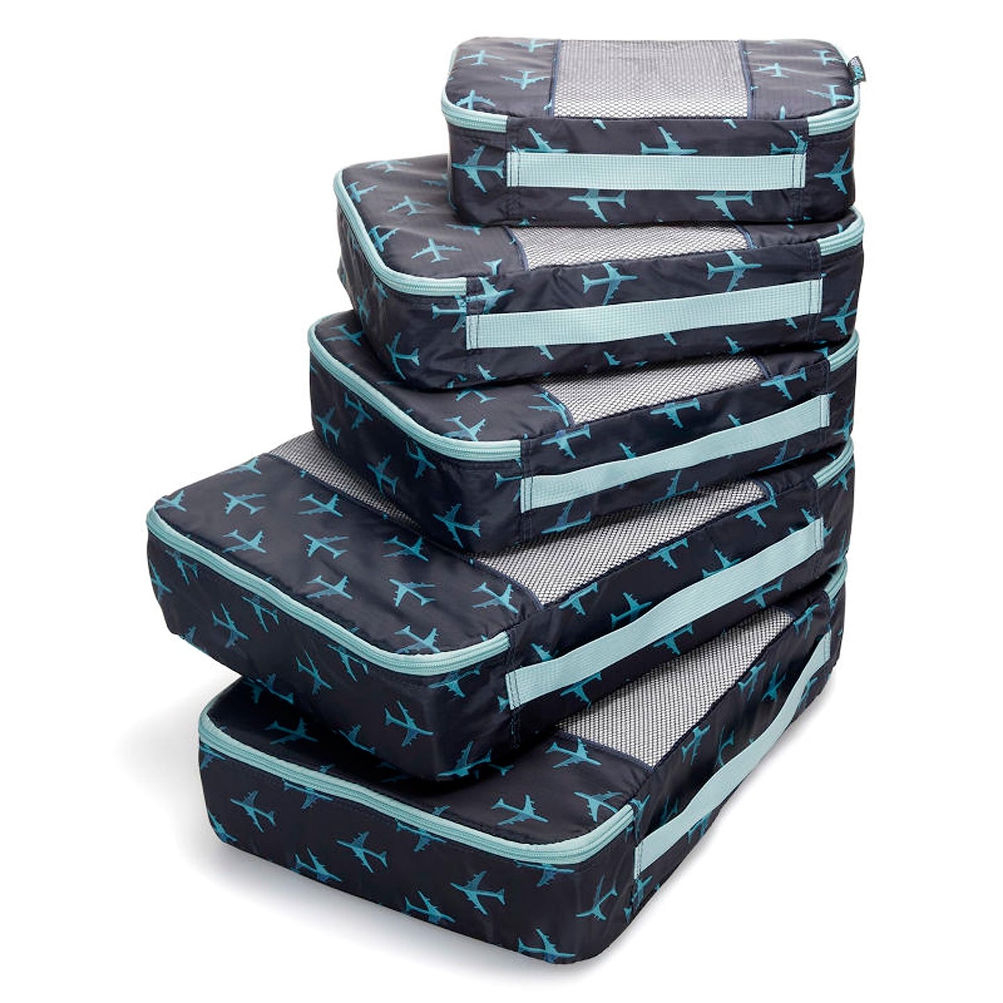 TravelWise Weekender Packing Cube Set - Silver 5-Piece