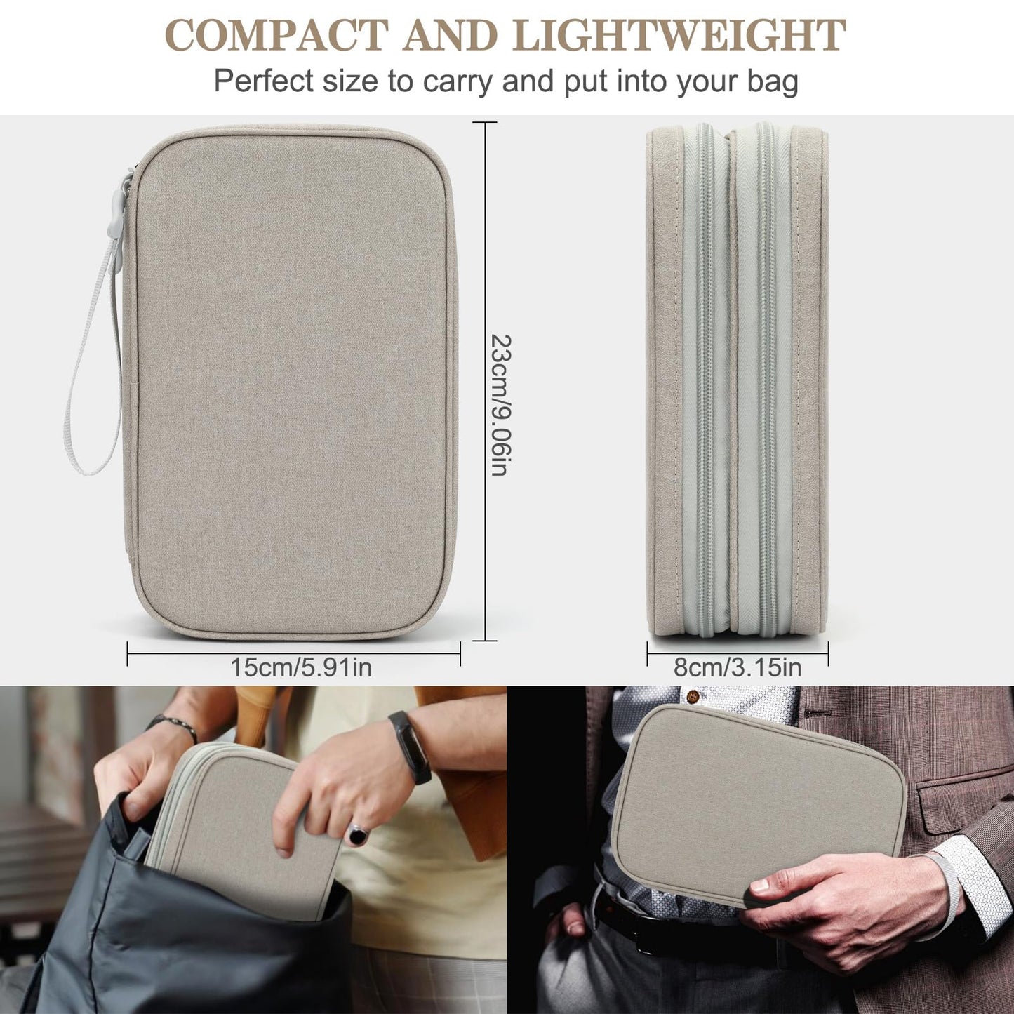 FYY All-in-One Travel Cable Organizer Pouch