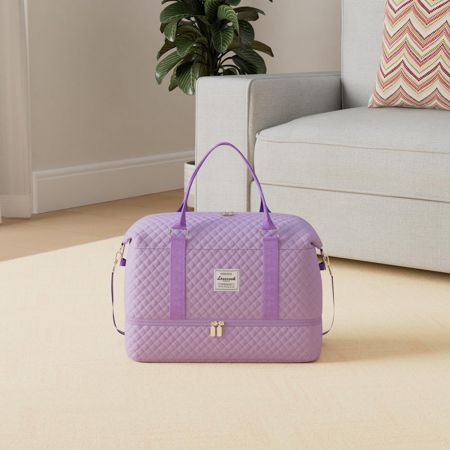 LOVEVOOK All-in-One Duffle: Travel & Gym Ready