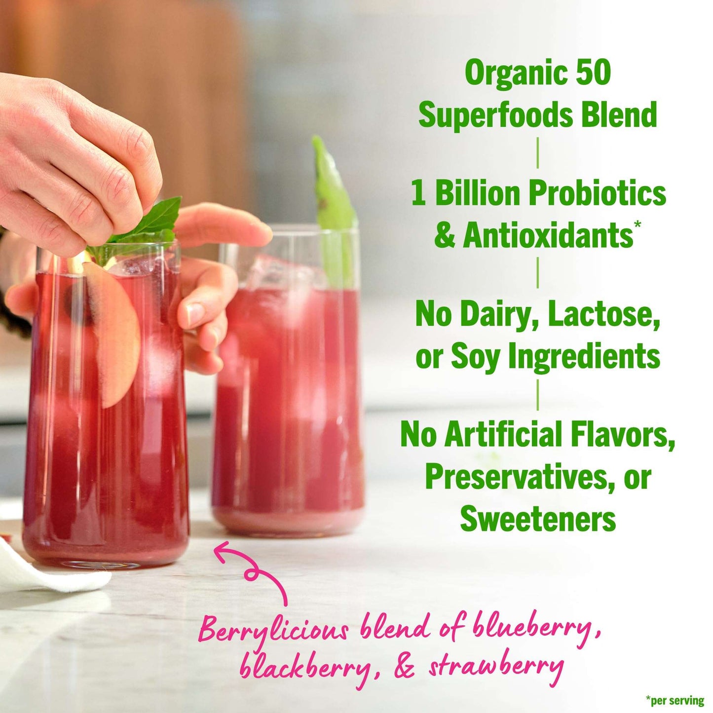 Super Greens Probiotic Blend