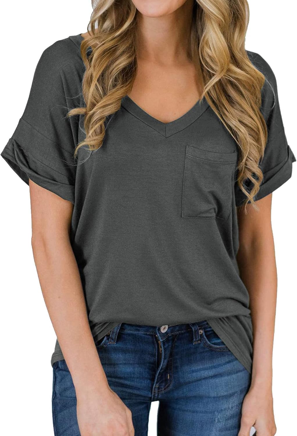 Best Casual V-neck tee for women 2025