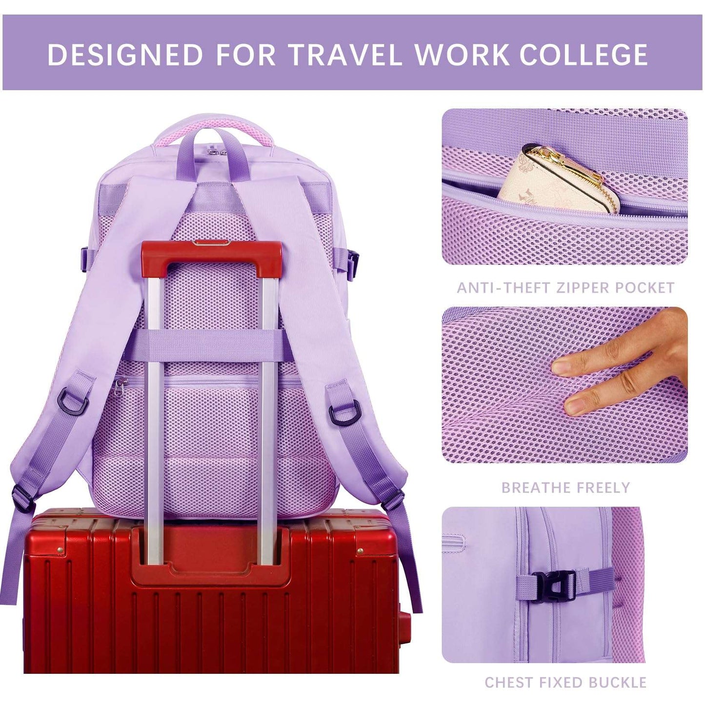 SHRRADOO Travel Backpack