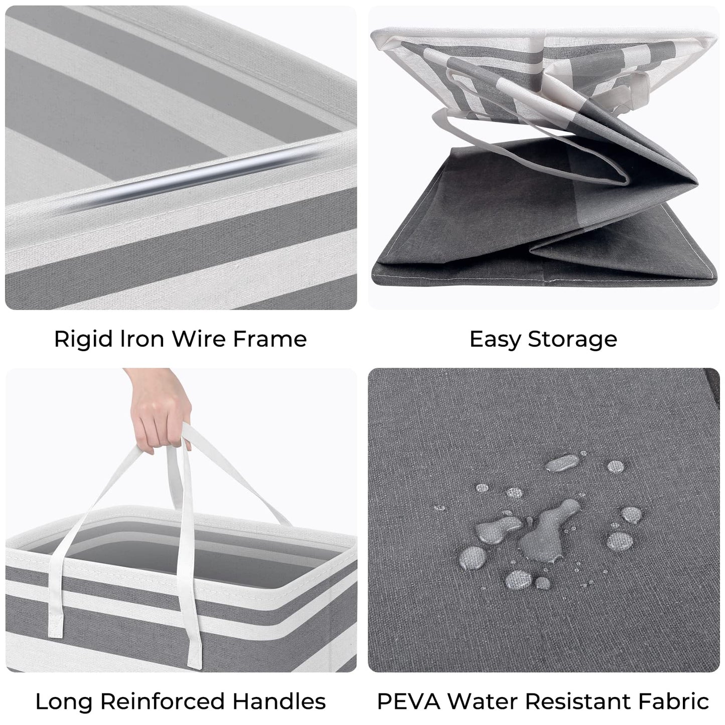 HomeHacks Duo Waterproof Laundry Baskets