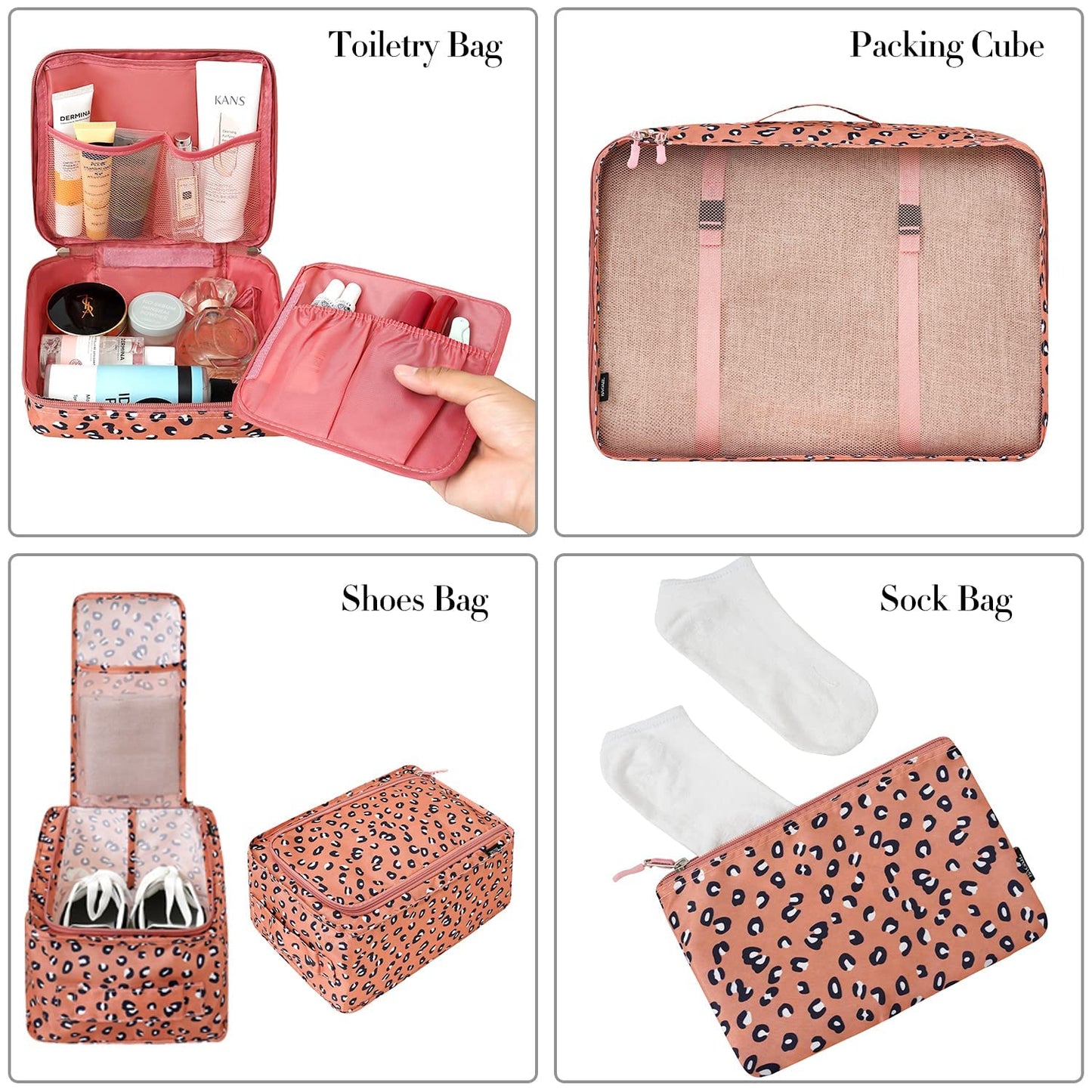 TravelMate 8-Piece Packing Cubes