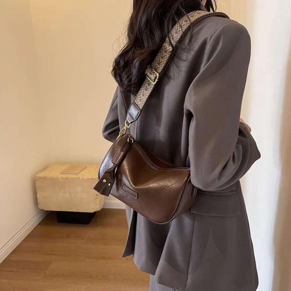 PU Leather Shoulder Bag - Premium Crossbody Bag from Trendsi - Just $27.99! Shop now at Handbags Specialist Headquarter