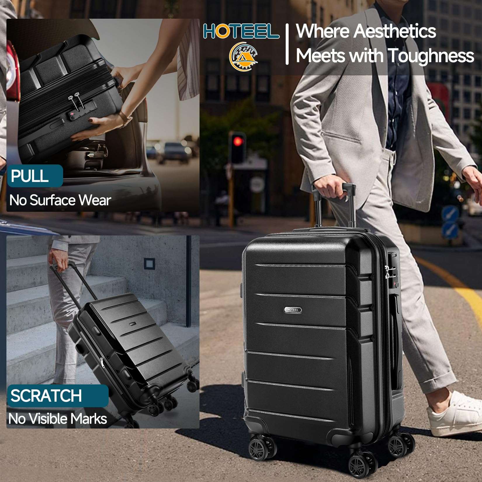 Hoteel 3-Piece Luggage Set