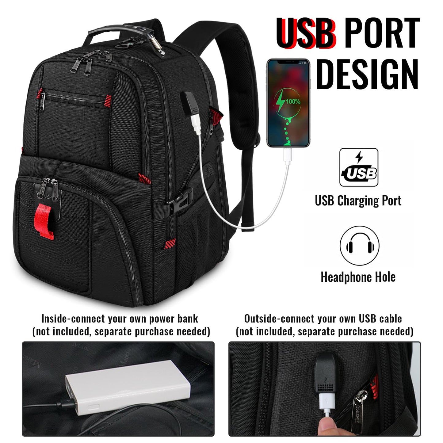 AirTech 50L Travel Backpack
