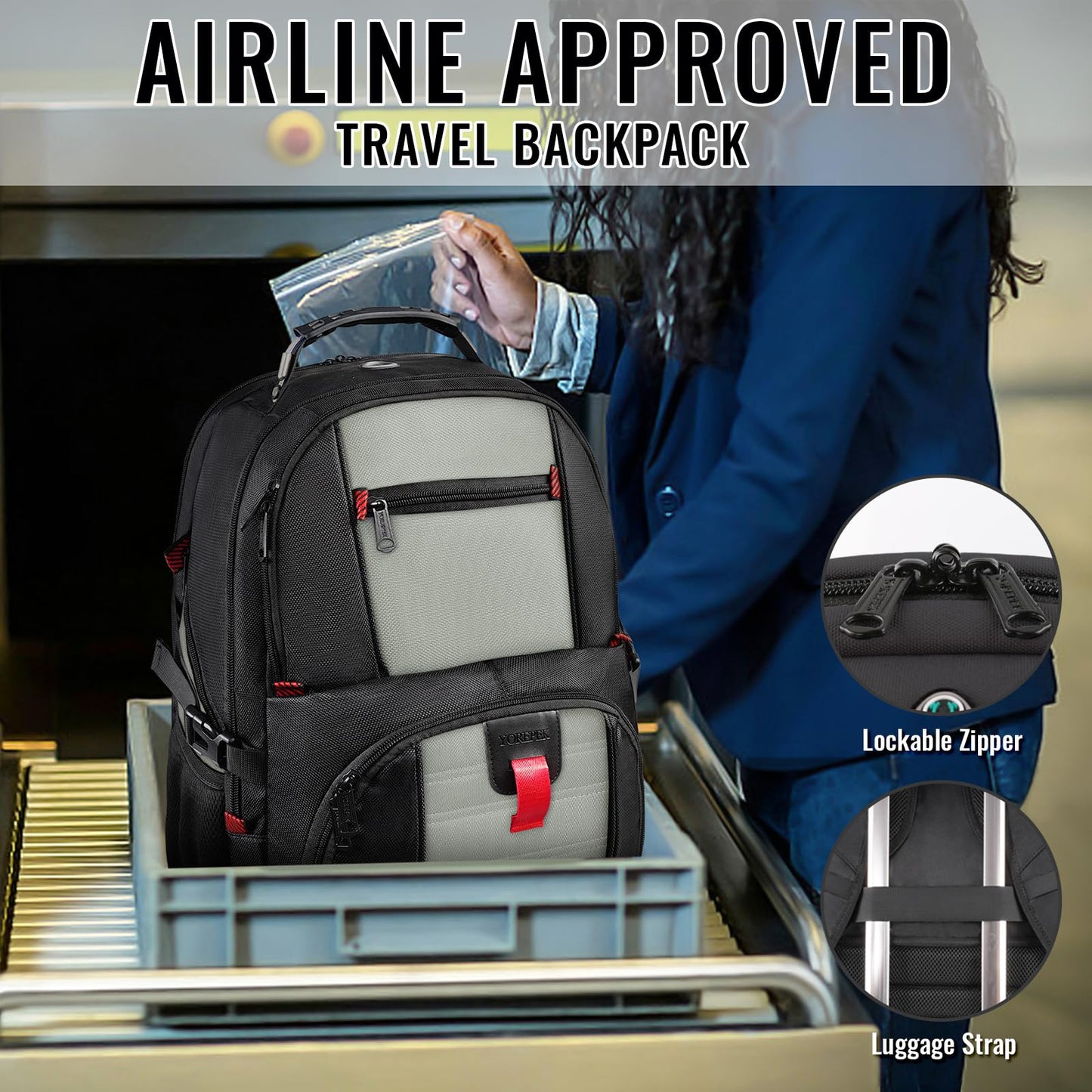 AirTech 50L Travel Backpack