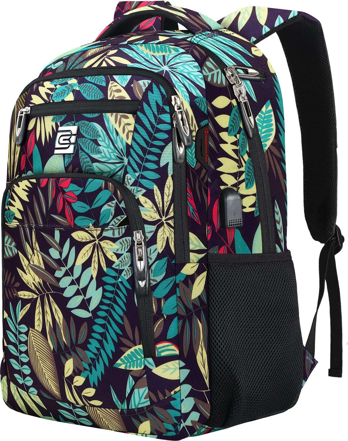 SecureSlim Laptop Backpack with USB & Water Resistance