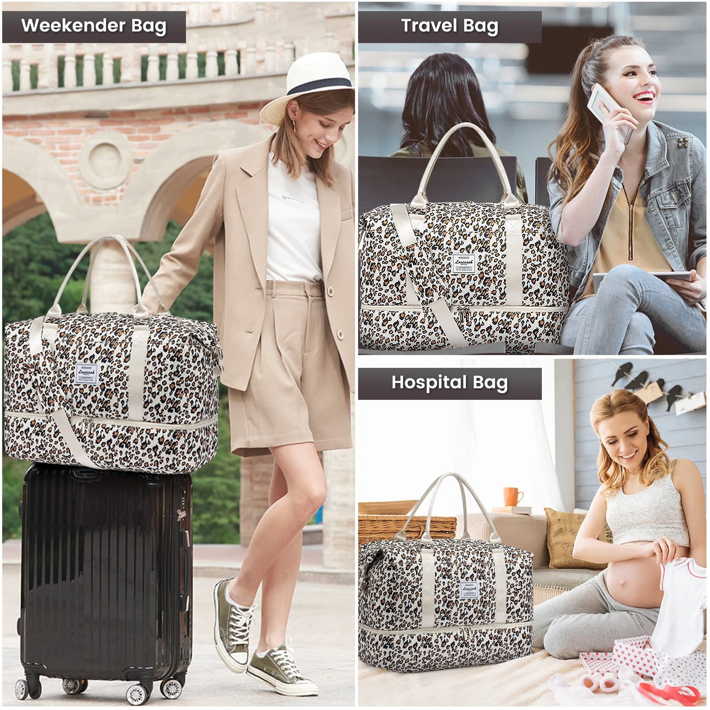 LOVEVOOK All-in-One Duffle: Travel & Gym Ready