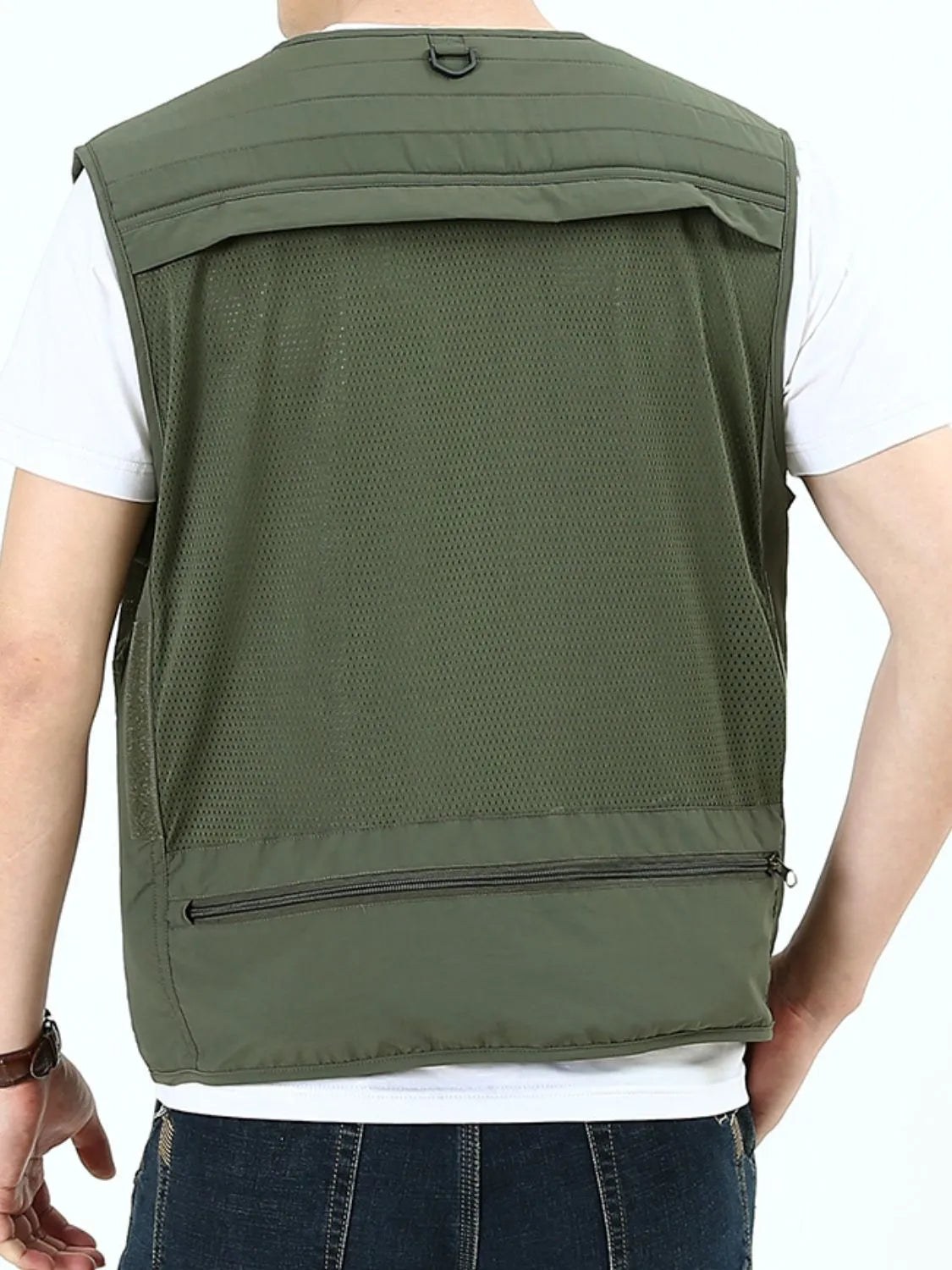 Men's Plus Size Zip Up Vest - Premium Men's Zip Up Vest from Trendsi - Just $89.34! Shop now at Handbags Specialist Headquarter