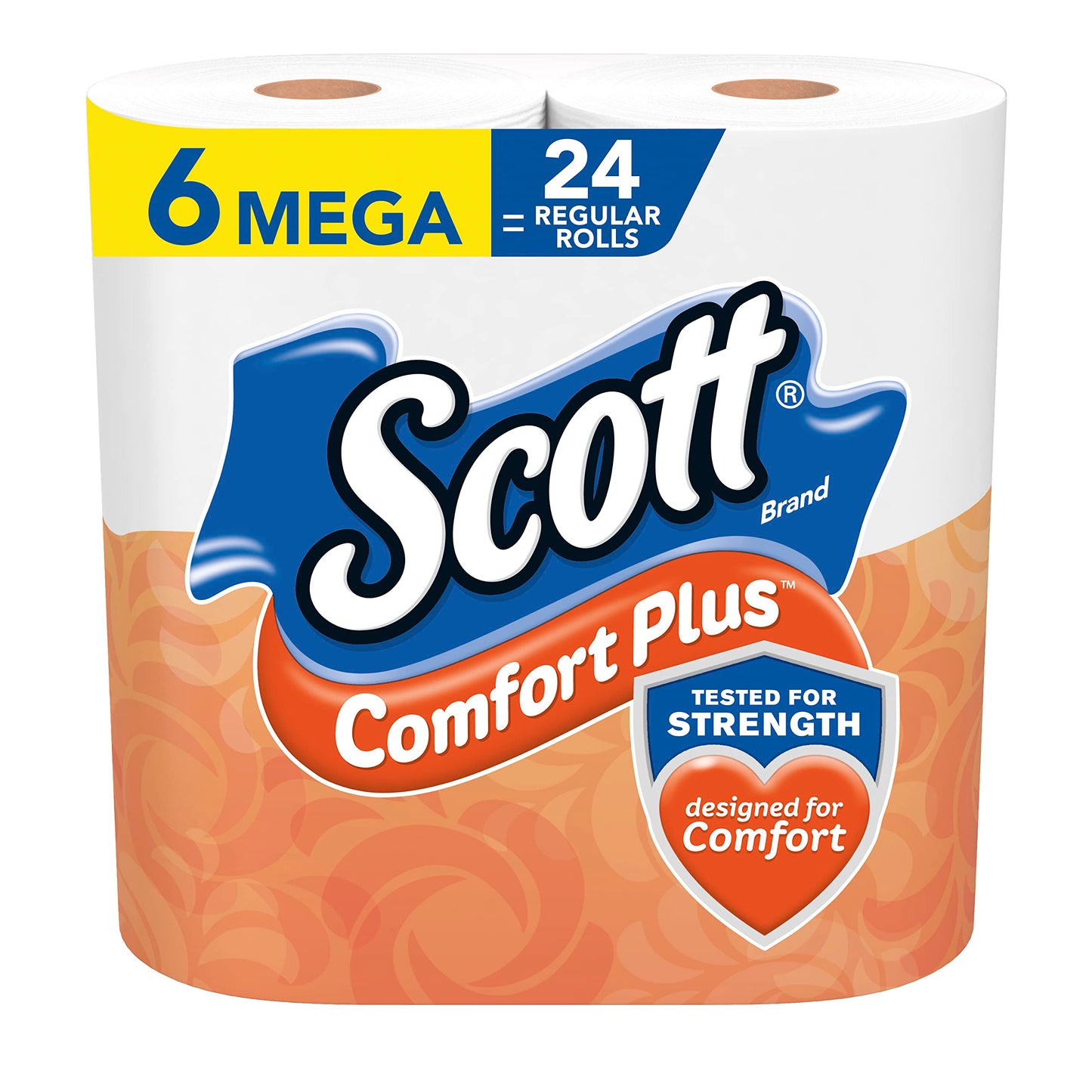 Scott Comfort+ 12 Double Rolls, 231 Sheets, Septic-Safe