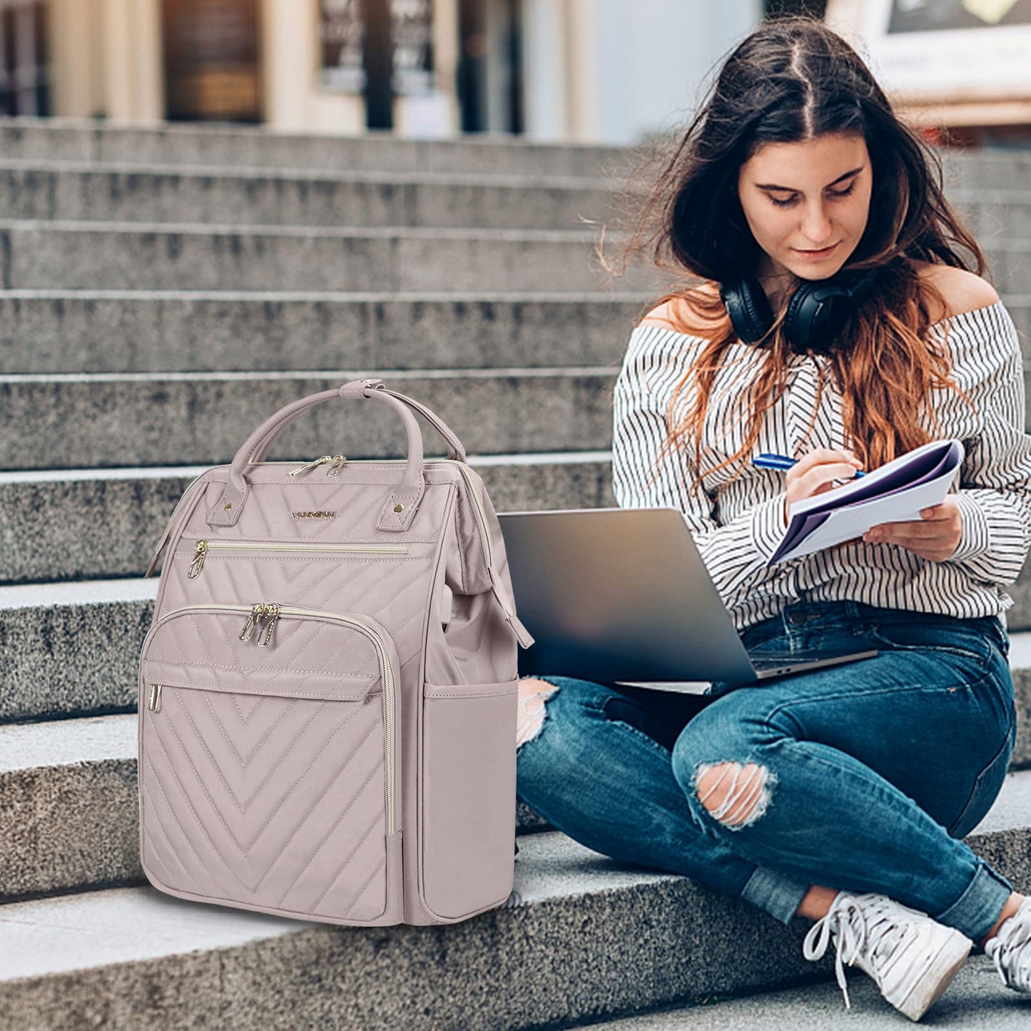 Vankean 17 Laptop Backpack
