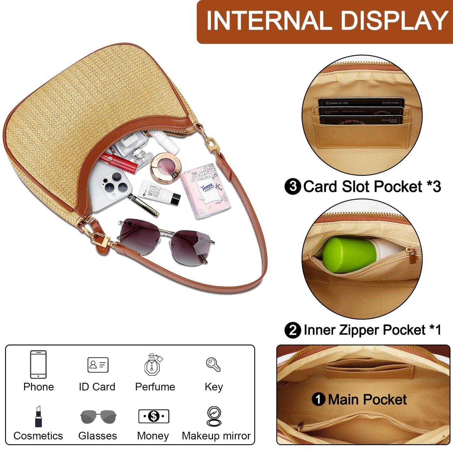 Chic Retro Hobo Bag - KKXIU Women's Purse Collection