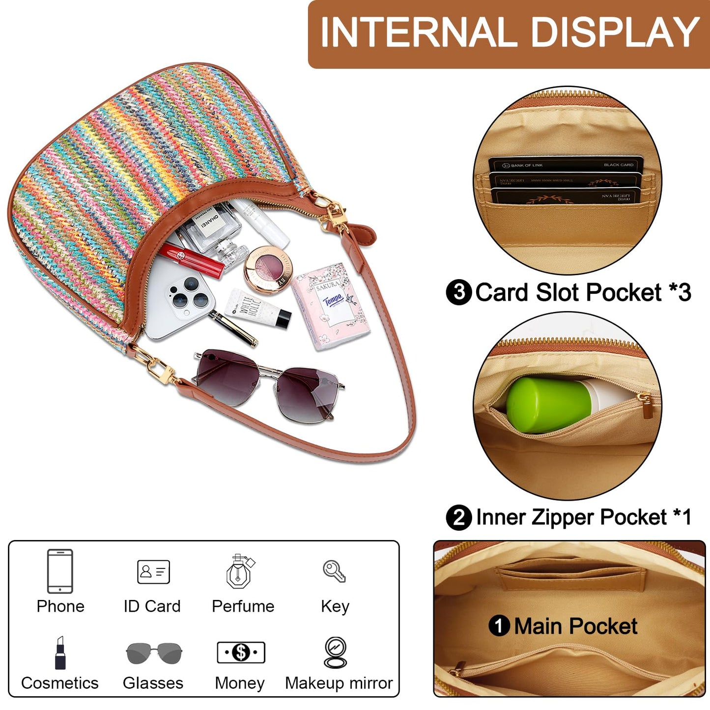 Chic Retro Hobo Bag - KKXIU Women's Purse Collection