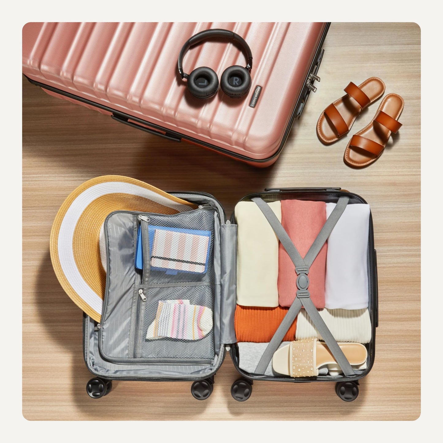 Rose Gold Hardside Carry-On