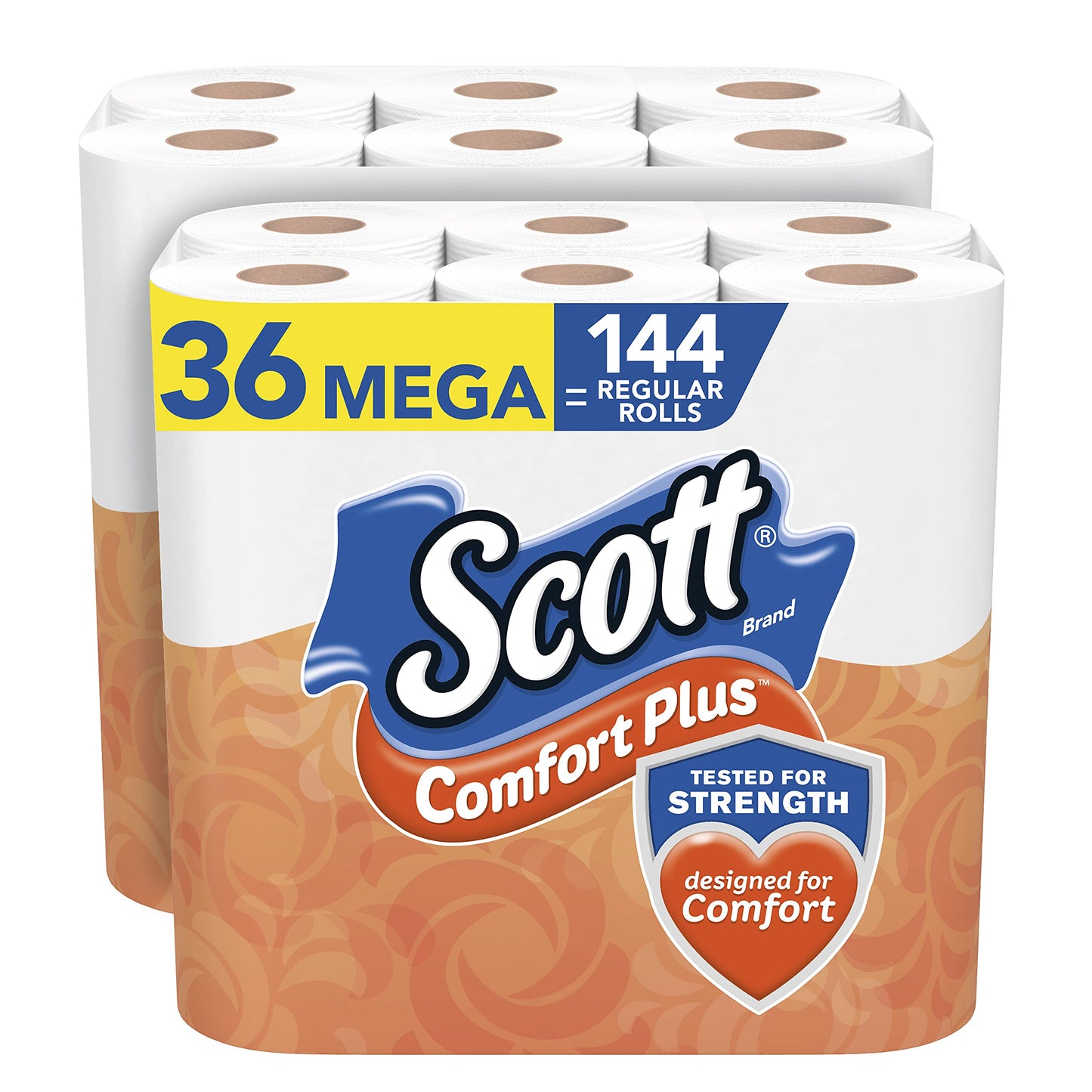 Scott Comfort+ 12 Double Rolls, 231 Sheets, Septic-Safe