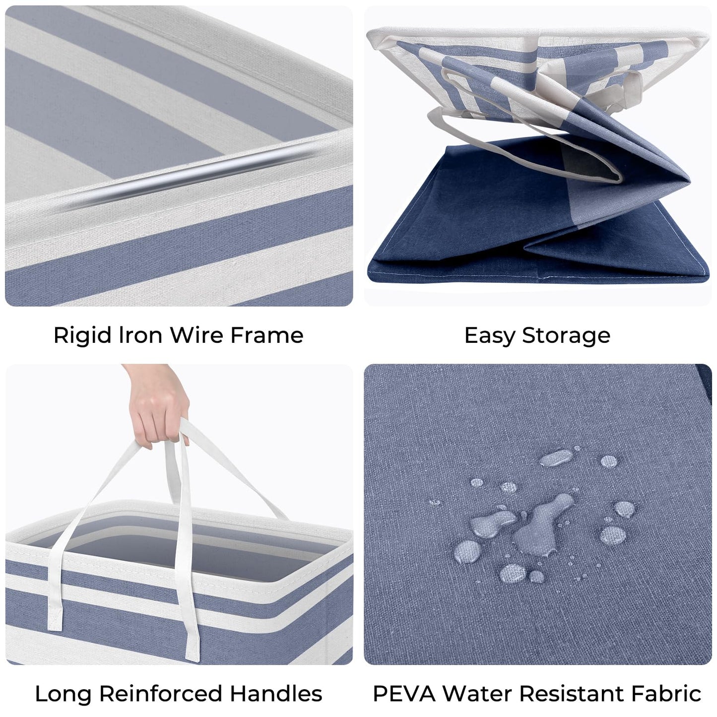 HomeHacks Duo Waterproof Laundry Baskets