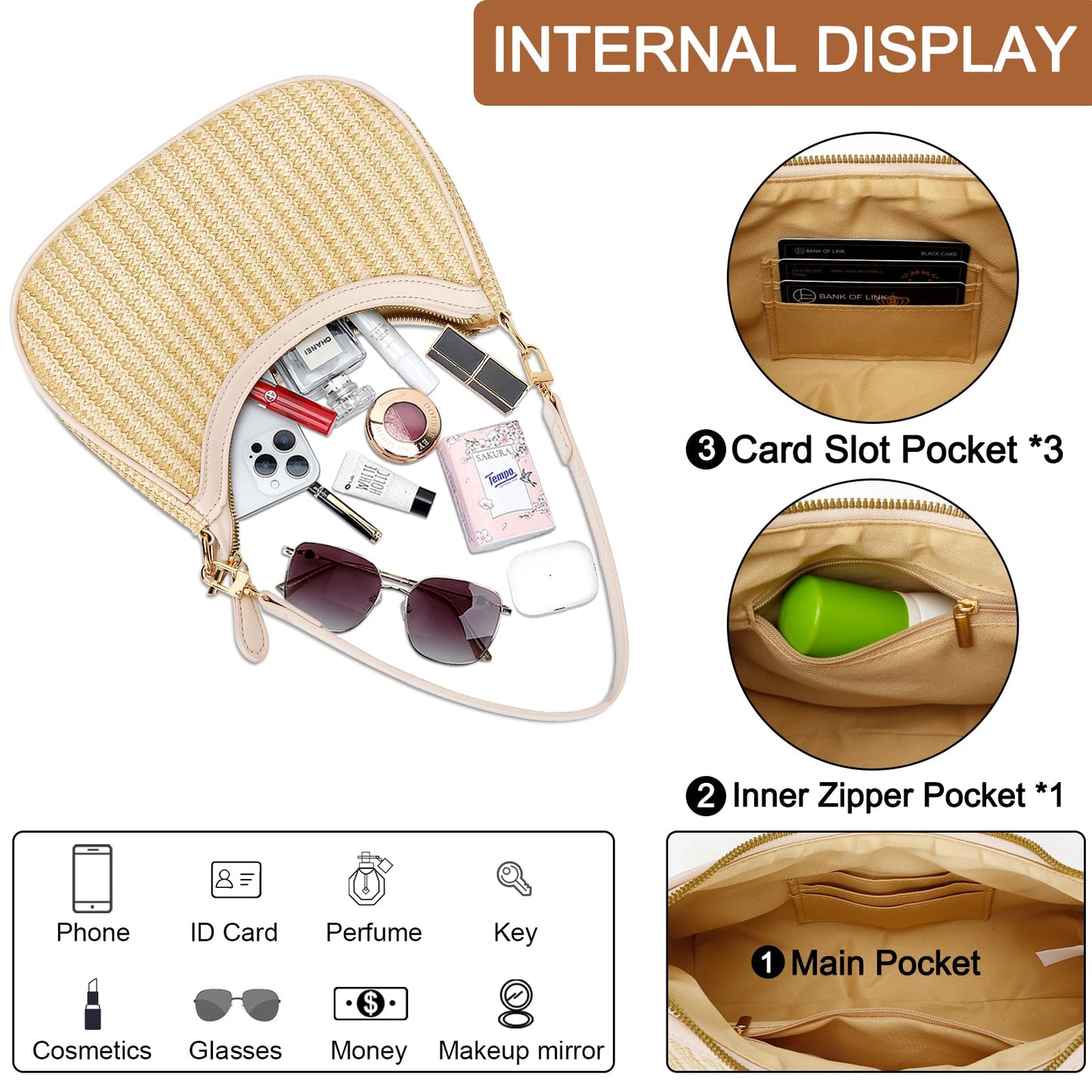 Chic Retro Hobo Bag - KKXIU Women's Purse Collection
