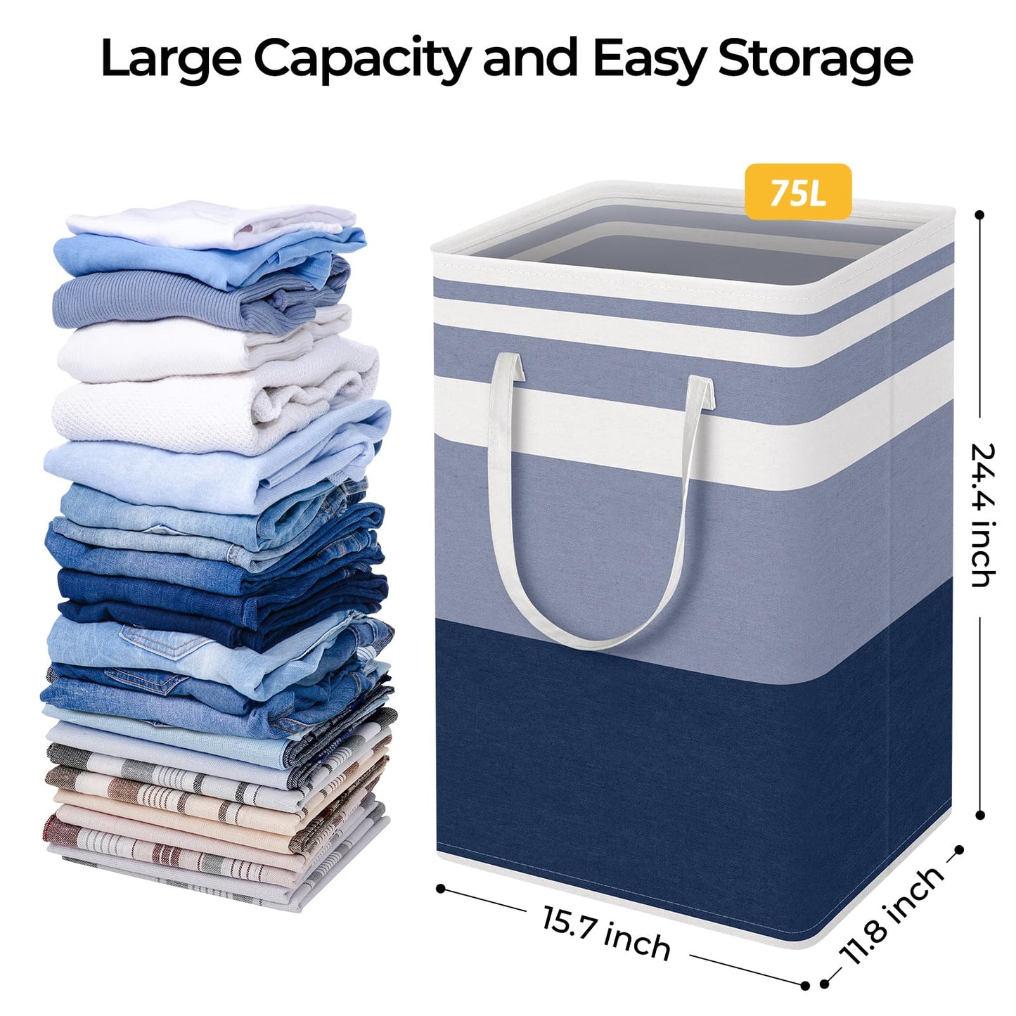 HomeHacks Duo Waterproof Laundry Baskets