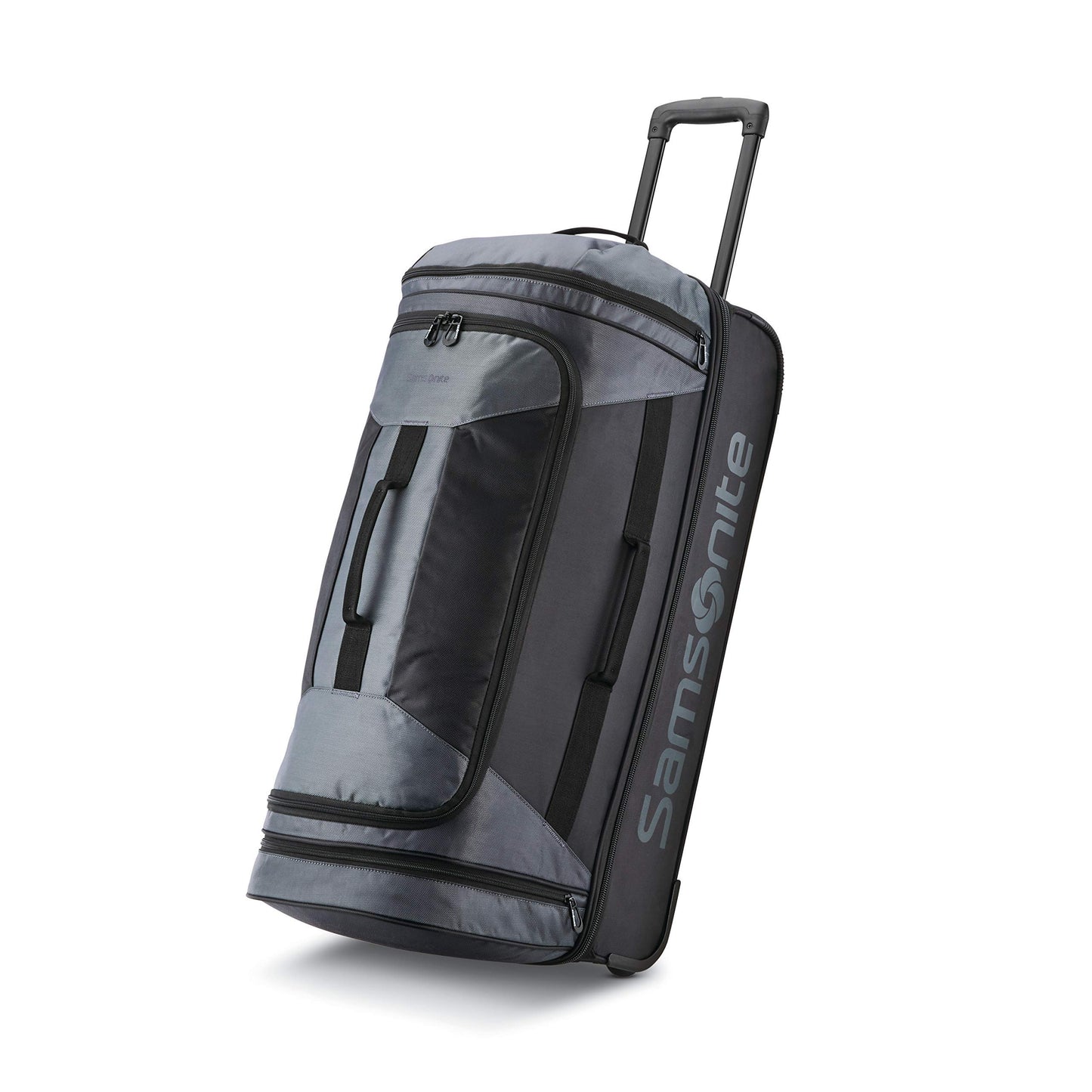 Andante 2 Rolling Duffel - 22 Sleek Black Travel Bag