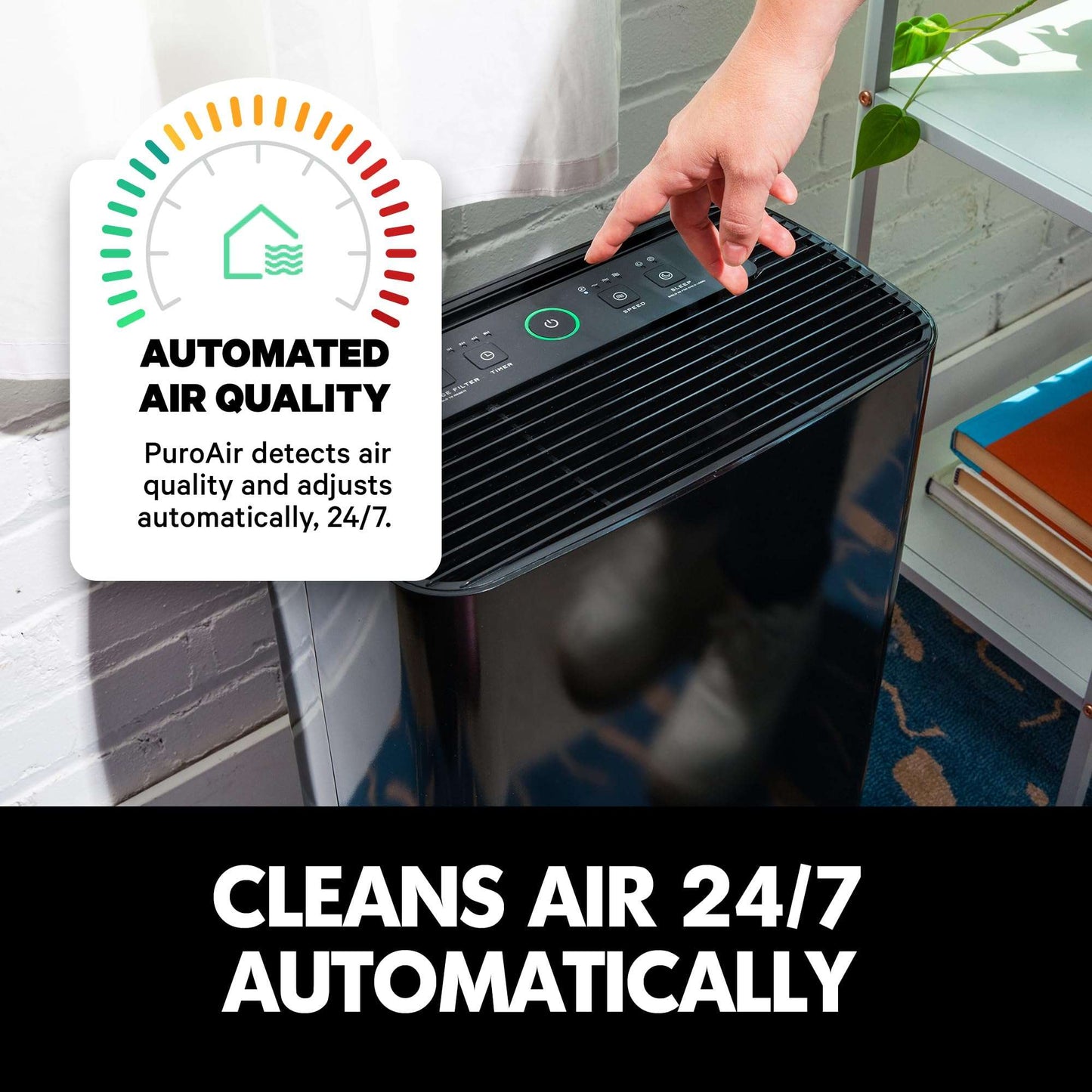 PuroAir HEPA Air Purifiers - Filters Up To 99.9% of Pollutants, Smoke & Dust