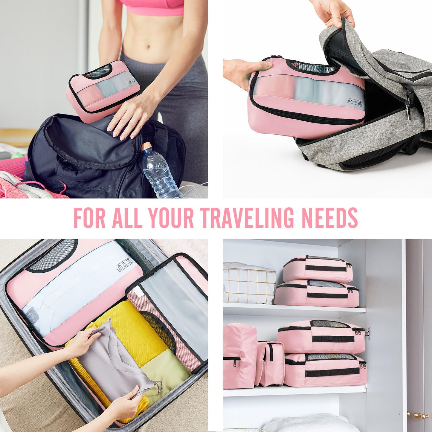 Veken Travel Cubes - 8 Piece Set