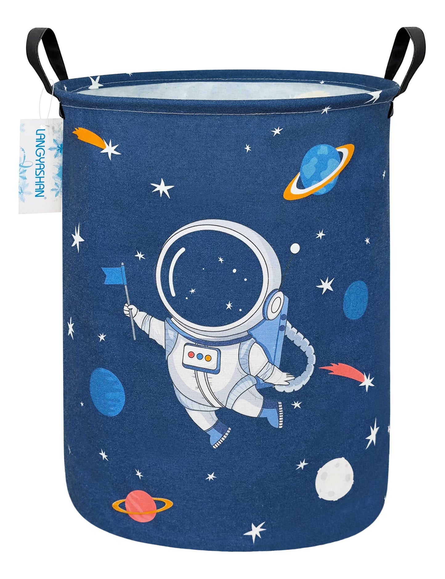 Collapsible Canvas Hamper by LANGYASHAN