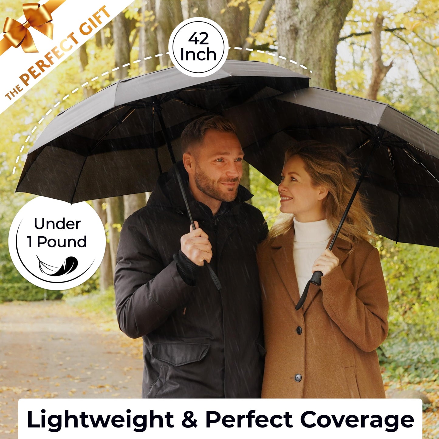TUMELLA Elite Windproof Travel Umbrella