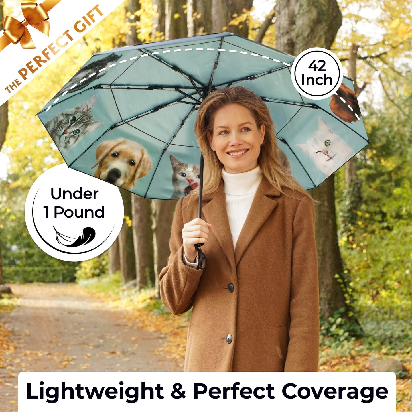 TUMELLA Elite Windproof Travel Umbrella