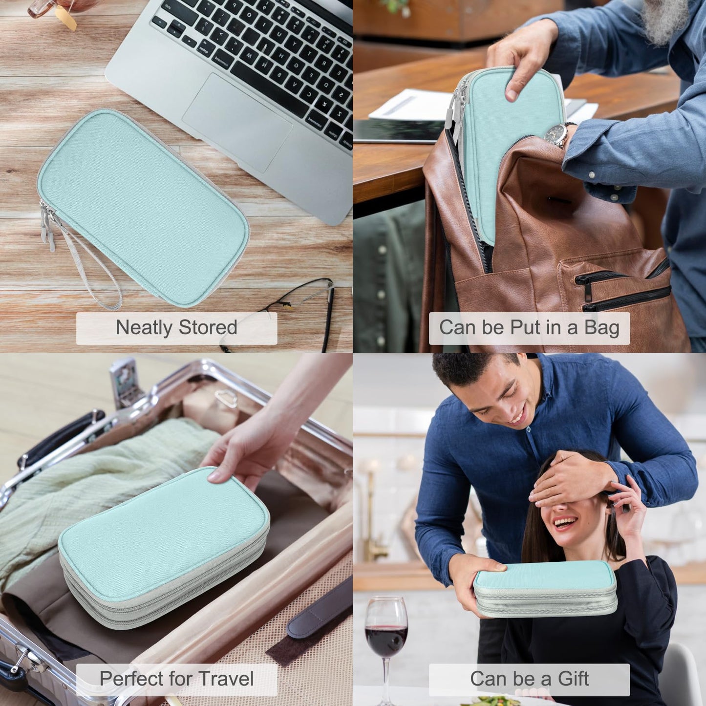 FYY All-in-One Travel Cable Organizer Pouch