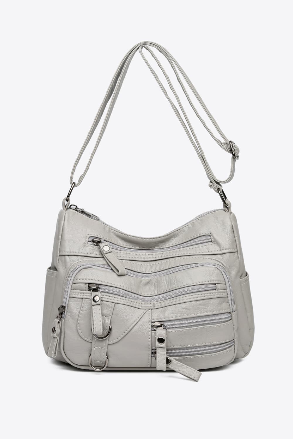 Stylish Multi-Pocket PU Leather Crossbody Bag - Premium Handbags from Trendsi - Just $26.99! Shop now at Handbags Specialist Headquarter