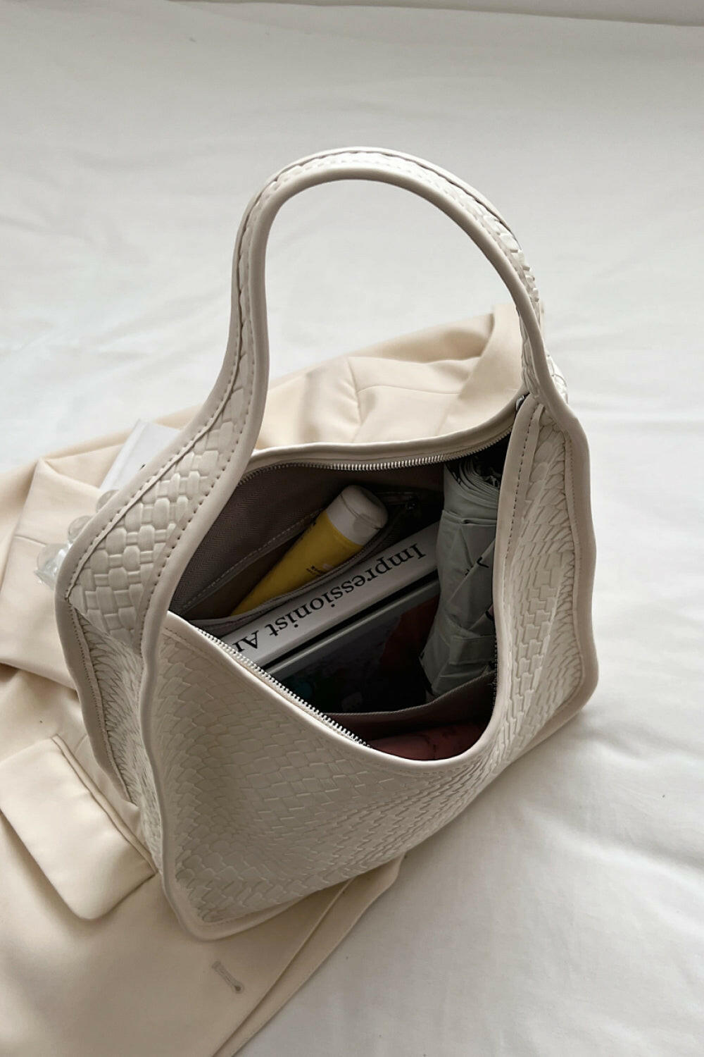PU Leather Shoulder Bag.