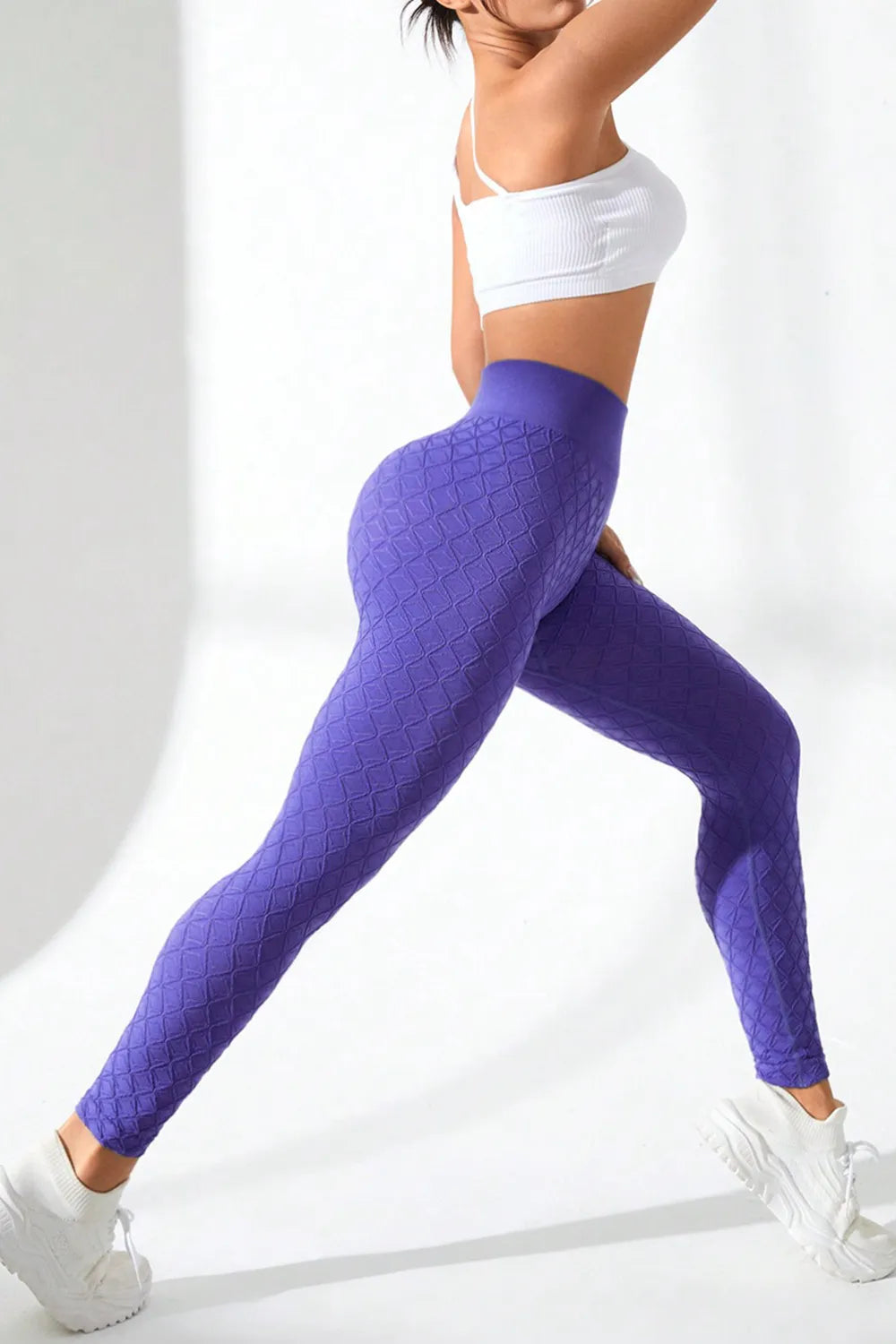 High Waist Active Leggings - Premium Leggings from Trendsi - Just $32.31! Shop now at Handbags Specialist Headquarter
