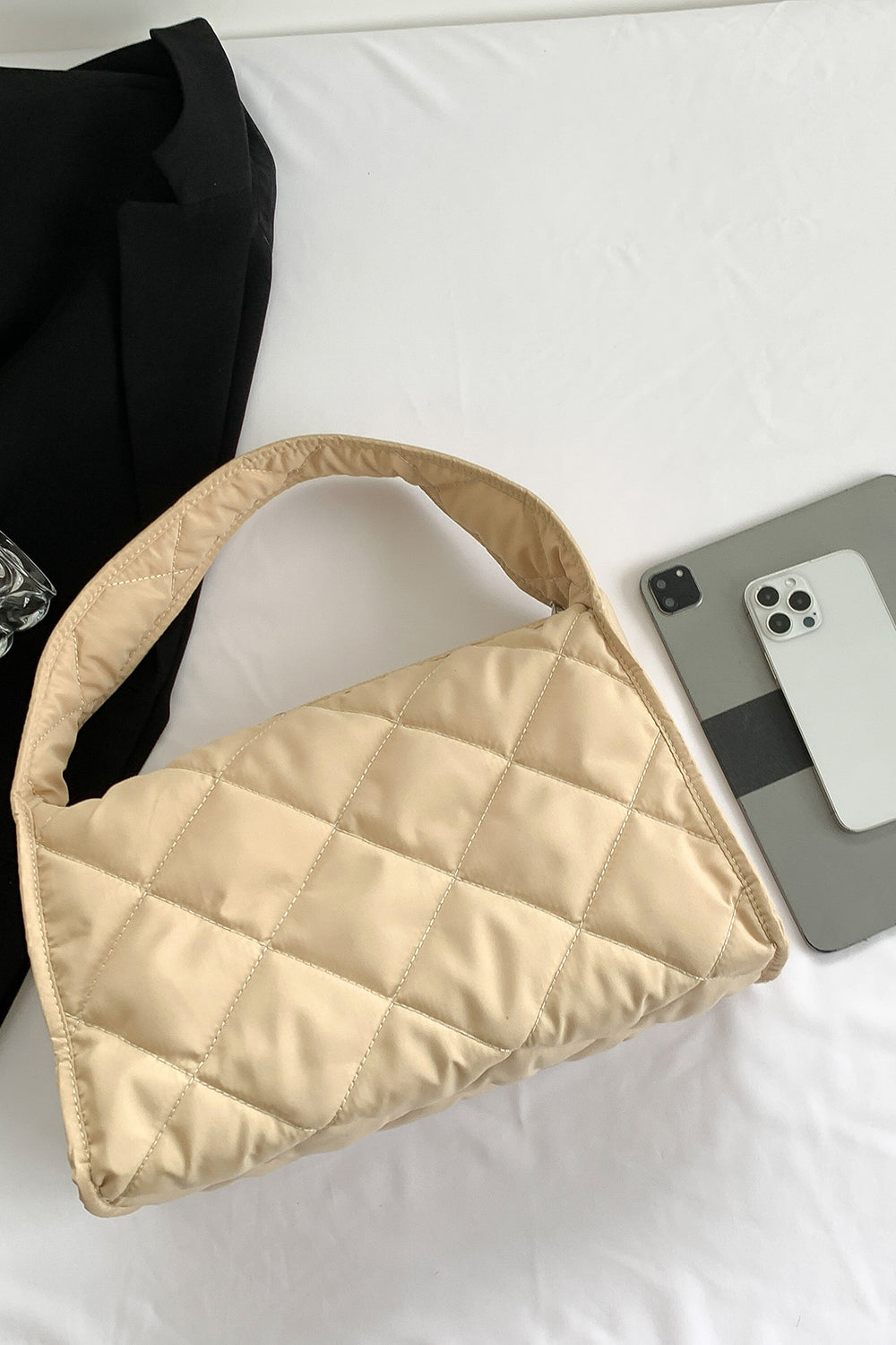 Nylon Shoulder Bag - Premium Tote Bag from Trendsi - Just $39.99! Shop now at Handbags Specialist Headquarter
