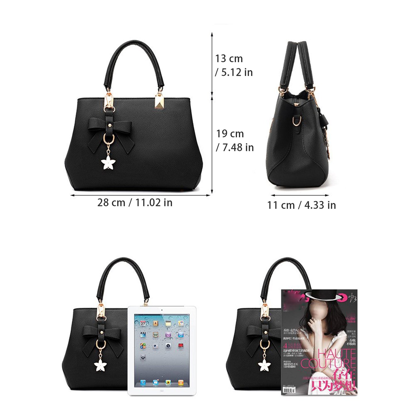 Chic Tote: Top Handle Shoulder & Messenger Bag