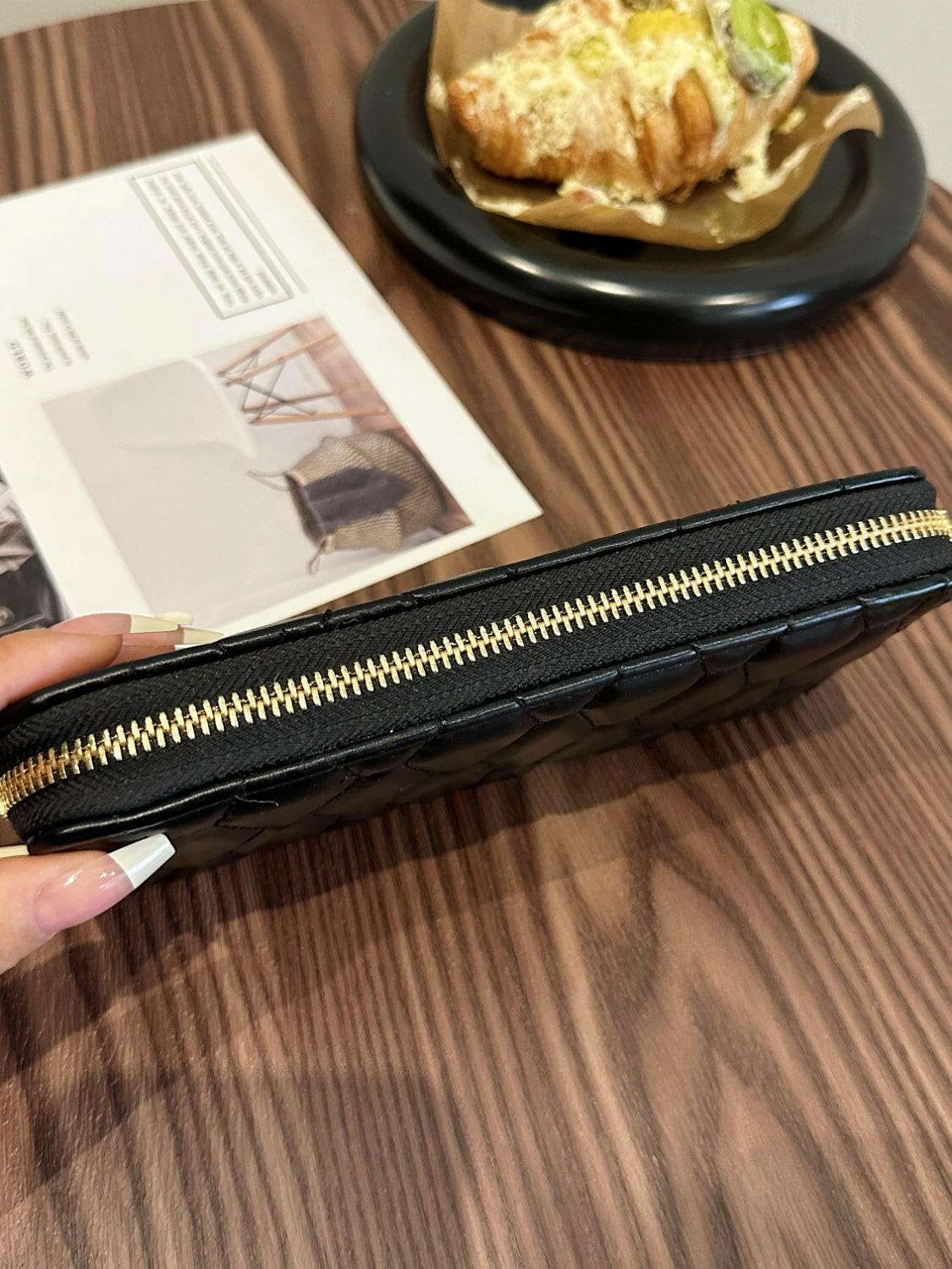 PU Leather Solid Color Wallet - Premium Wallets from Trendsi - Just $15.94! Shop now at Handbags Specialist Headquarter