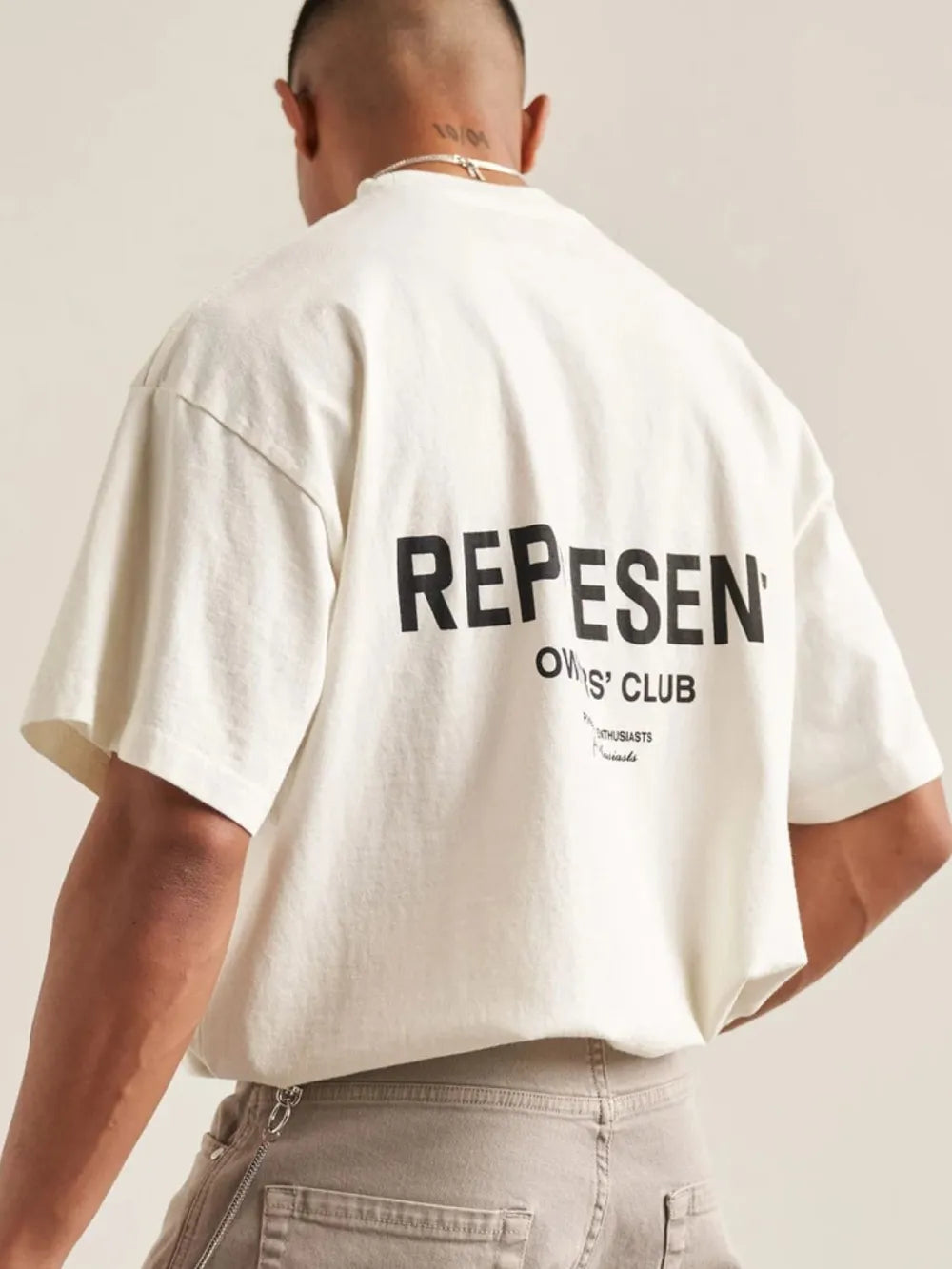 Men's Plus Size Letter Round Neck Half Sleeve T-Shirt - Premium Men's T Shirt from Trendsi - Just $21.32! Shop now at Handbags Specialist Headquarter