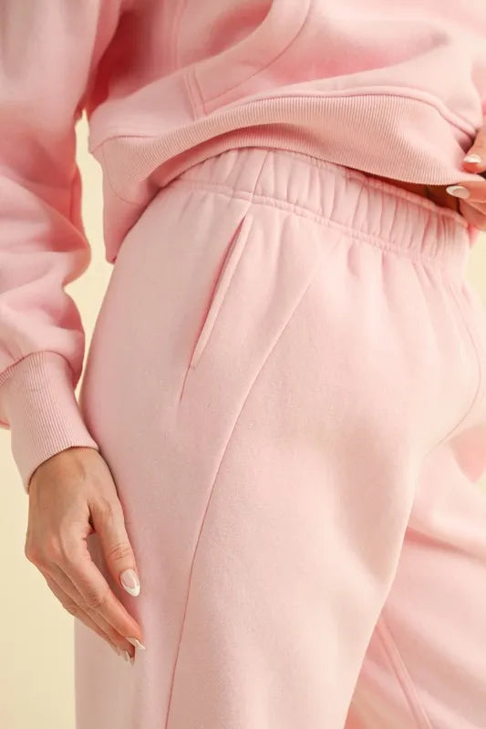 Aemi+Co Drawstring Elastic Waist Joggers - Premium  from Trendsi - Just $49.99! Shop now at Handbags Specialist Headquarter