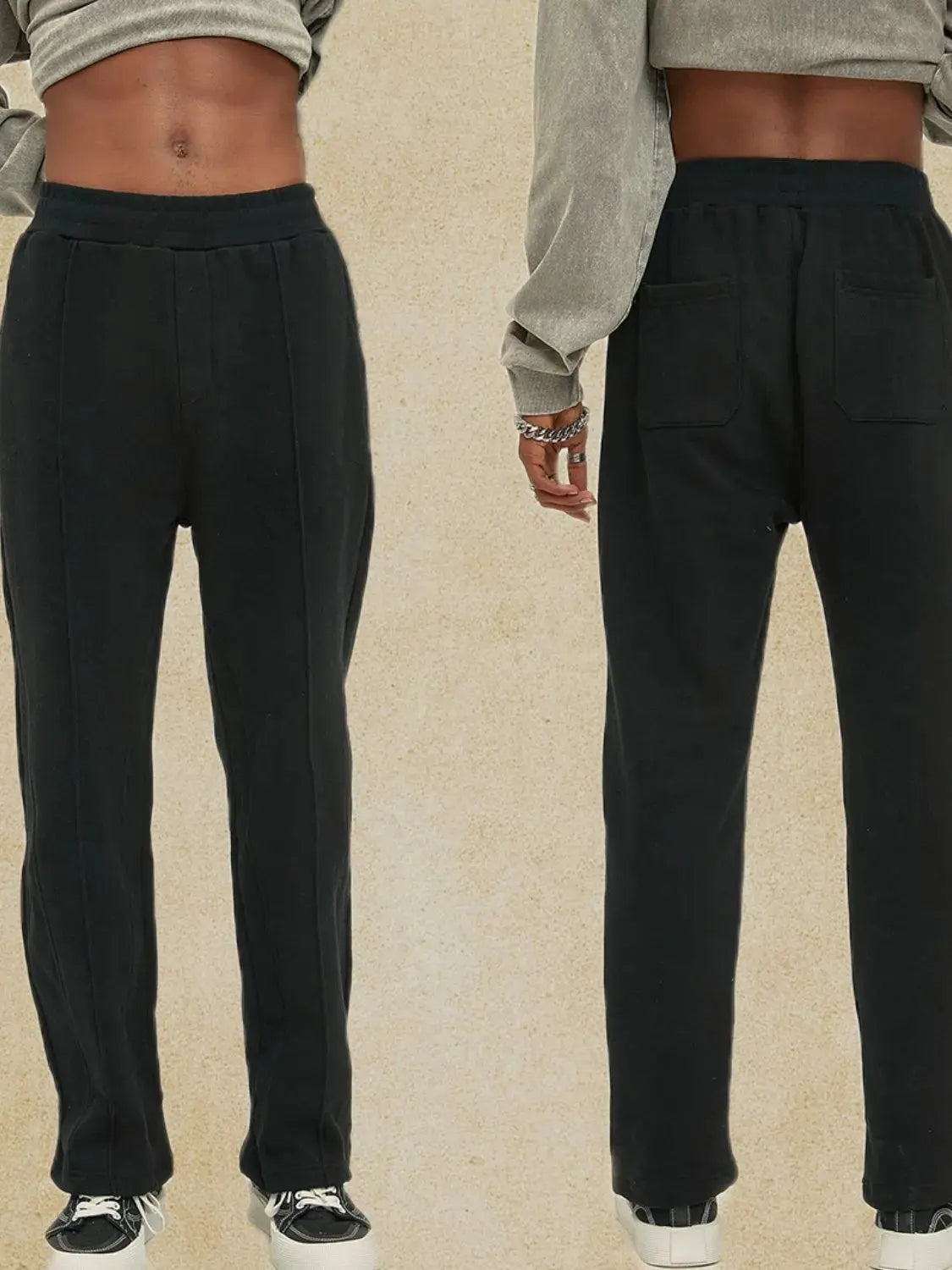 Men's Elastic Waist Pants.