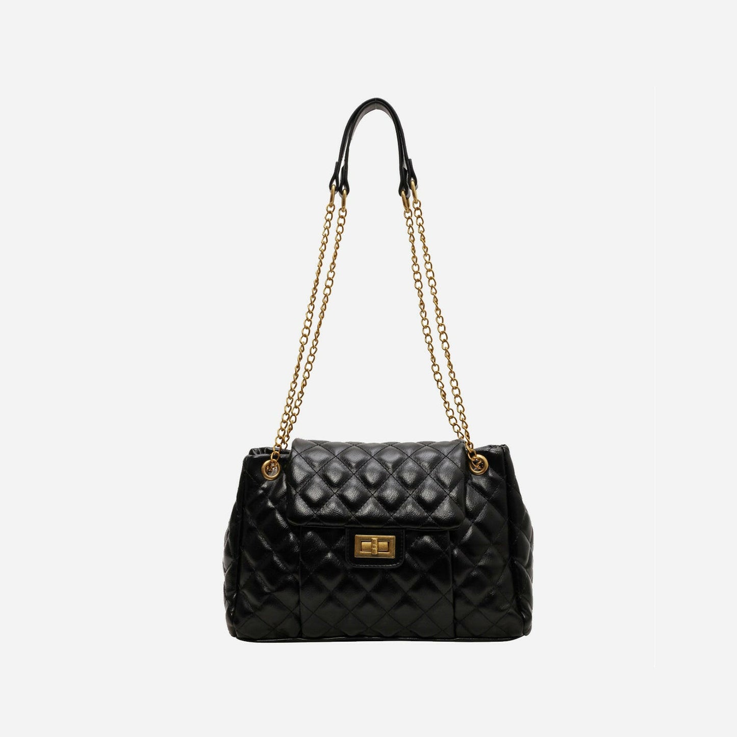 PU Leather Shoulder Bag.