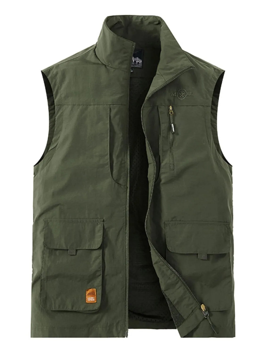 Men's Plus Size Zip Up Vest - Premium from Trendsi - Just $43.42! Shop now at Handbags Specialist Headquarter