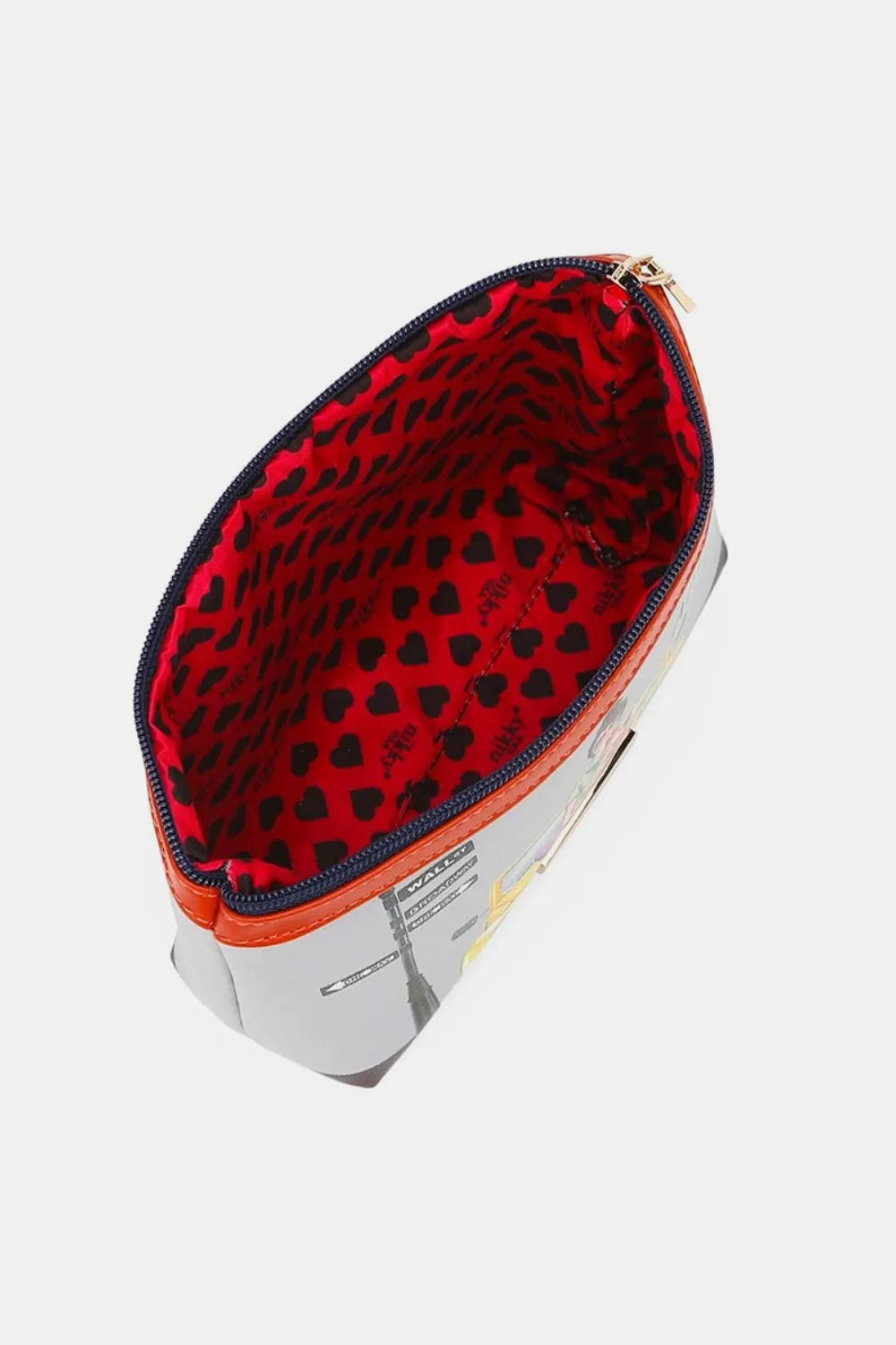 Nicole Lee USA Printed Large Cosmetic Pouch - Premium Tote Bag from Trendsi - Just $39.99! Shop now at Handbags Specialist Headquarter