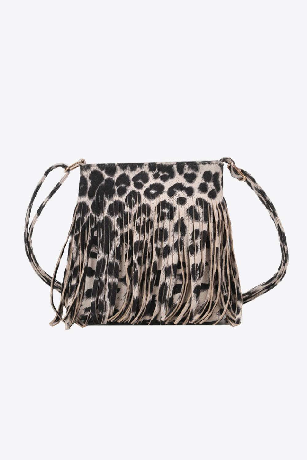 Adored PU Leather Crossbody Bag with Fringe - Premium Crossbody Bag from Trendsi - Just $26.99! Shop now at Handbags Specialist Headquarter