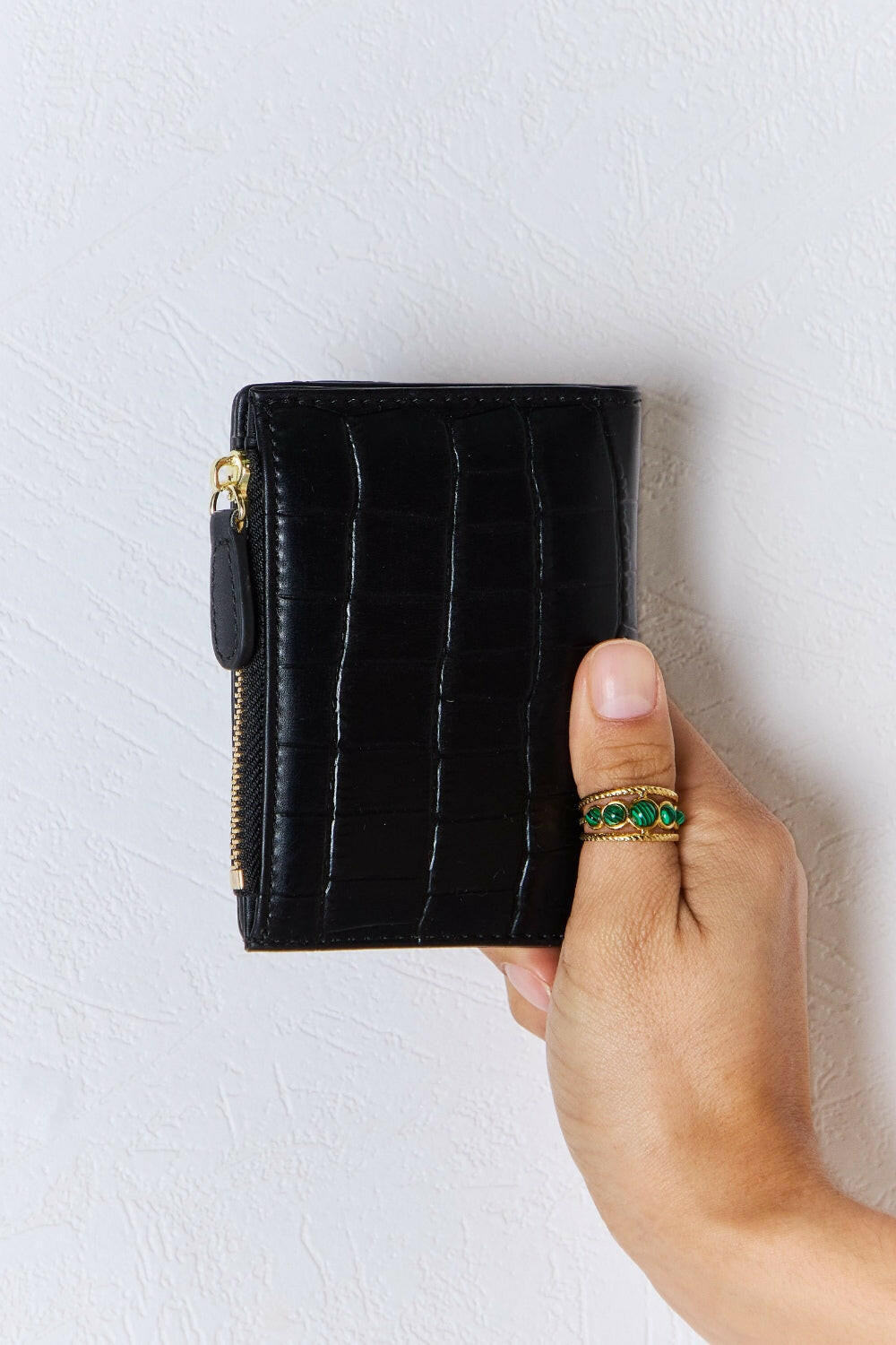 David Jones Texture PU Leather Mini Wallet.